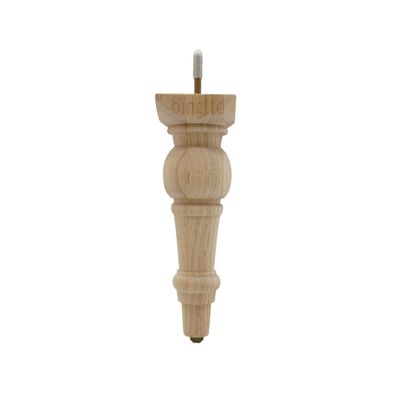 BingLTD - 7" Unfinished Profile Hardwood Sofa Leg - Set of 12 (Pauline-UNF)