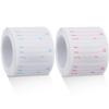 Outus 1000 Pcs Dissolvable Food Labels for Container Removable Canning Labels Food Storage Stickers for Home Restaurant Canning Container Rotation, Red and Blue, 500 Labels Per Roll view 1