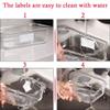 Outus 1000 Pcs Dissolvable Food Labels for Container Removable Canning Labels Food Storage Stickers for Home Restaurant Canning Container Rotation, Red and Blue, 500 Labels Per Roll view 3