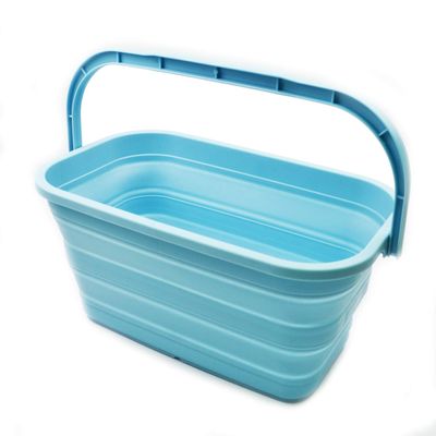 SAMMART 11.6L (3.06 Gallon) Collapsible Rectangular Handy Basket/Bucket (Sea Angel, 1)