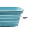 SAMMART 11.6L (3.06 Gallon) Collapsible Rectangular Handy Basket/Bucket (Sea Angel, 1) view 3