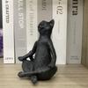 Artgenius Collective Yoga Cat Statue,Namaste Spiritual Home Decor Yoga Animal Figurine-Great Decor for Desktop, Bookshelf,Yoga Practice Room (Set of 3) view 4