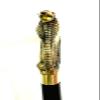 PIRU Victorian Designer Brass Cobra Handle Wooden Walking Stick Vintage Cane Handmade view 3
