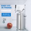 TMCRAFT 128oz Mini Keg Growler, Pressurized Stainless Steel Home Keg Kit System with Updated Co2 Regulator Keeps Fresh and Carbonation for Homebrew, Craft and Draft Beer view 3