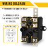 PartsBroz TJ690380 90-380 90380 Fan Relay - Compatible with White Rodgers - Replaces AP4485598 620537 92380 - Compact & Totally Enclosed Design - Coil Voltage 24 VAC 50/60Hz view 3