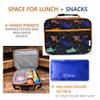 kinsho Shark Lunch Box with Ice Pack for Boys Kids, Insulated Bag for Boys School Kindergarten, Container Boxes for Cold Kid Snacks Lunches, BPA Free, Black Blue Sharks view 2