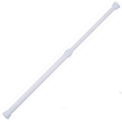 1 Piece 36 to 63 Inch Tension Rod, 1 Inch Diameter Spring Tension Shower Rod for Bathroom Bathtub Closet Shower Curtain Rods, Adjustable Room Divider