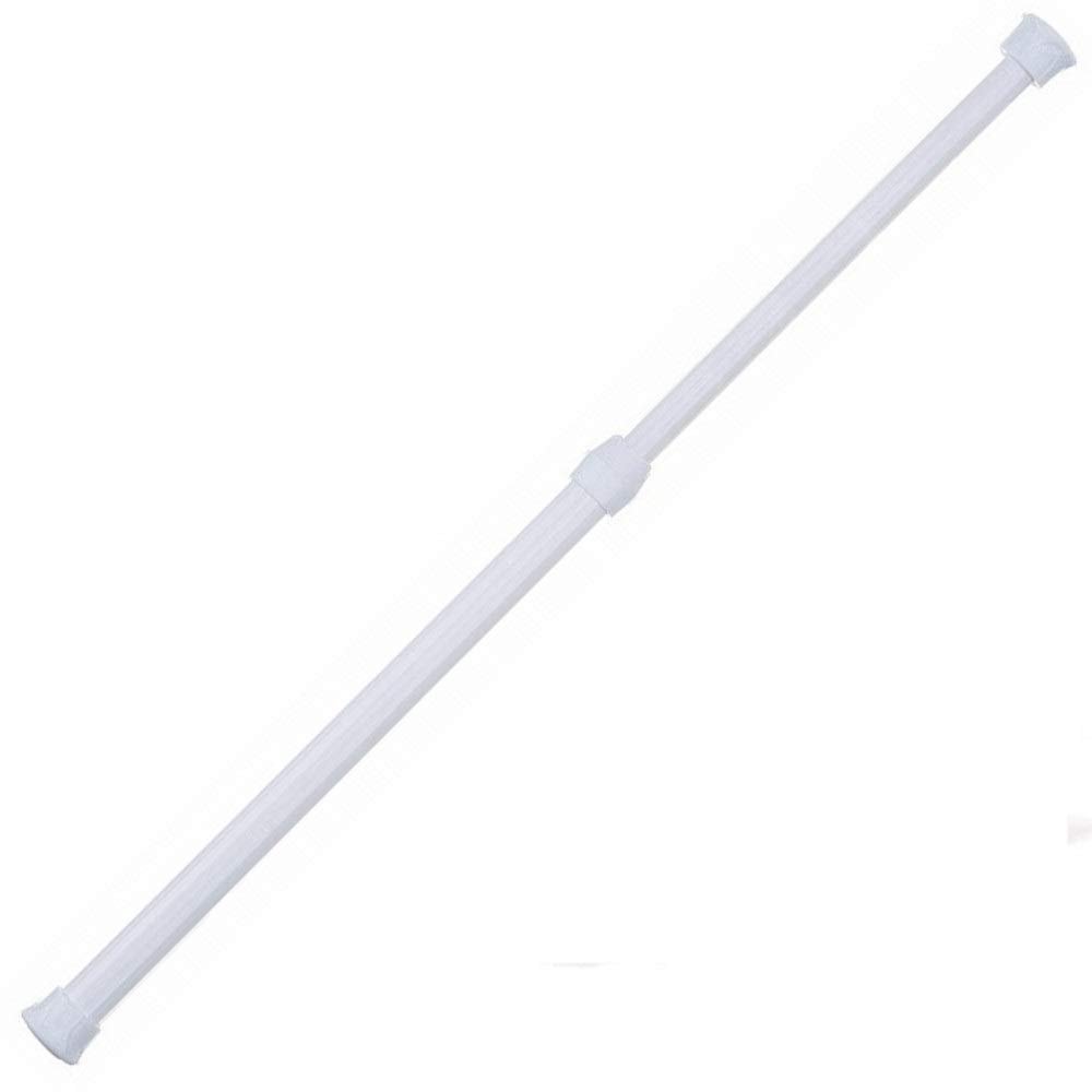 1 Piece 36 to 63 Inch Tension Rod, 1 Inch Diameter Spring Tension Shower Rod for Bathroom Bathtub Closet Shower Curtain Rods, Adjustable Room Divider