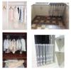 1 Piece 36 to 63 Inch Tension Rod, 1 Inch Diameter Spring Tension Shower Rod for Bathroom Bathtub Closet Shower Curtain Rods, Adjustable Room Divider view 4