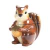 Bico Squirrel 8 inch Air Tight Cookie Jar, Hand Painted Ceramic Container, Dishwasher Safe view 1