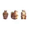 Bico Squirrel 8 inch Air Tight Cookie Jar, Hand Painted Ceramic Container, Dishwasher Safe view 3