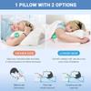 Elviros Cervical Memory Foam Pillows for Neck and Shoulder Pain, Ergonomic Orthopedic Sleeping Support Pillow for Side Sleepers, Back and Stomach Sleepers (Blue) view 4