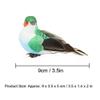 12PCS Artificial Simulation Feather Bird, Colorful Foam DecoBird for Plant Garden Home view 2