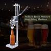 Manual Beer Bottle Filler Set, Reduce Foaming Stainless Steel Bottle Pressure Beer Filling Machine with Wine Exhaust Valve for Home Brew Beer view 2