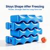 LotFancy 2PCS Contoured Freezer Packs for Breastmilk Bottle Storage, Lunch Box, Insulated Bags, Long Lasting Reusable Cool Packs for Beer Cans Soda, Camping Beach Picnic view 3