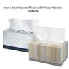 Hand Towel Box Cover and Dispenser Compatible with Kimberly Clark Kleenex Brand POP-UP Paper Hand Towel Box .Walnut view 2
