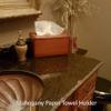 Hand Towel Box Cover and Dispenser Compatible with Kimberly Clark Kleenex Brand POP-UP Paper Hand Towel Box .Walnut view 3