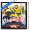 Trends International Naruto Shippuden - Key Art Wall Poster, 14.725" x 22.375", Black Framed Version view 3