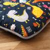 MAXYOYO Dinosaur Japanese Floor Futon Mattress for Boys Girls, Thicken Tatami Mat Sleeping Pad Foldable Bed Roll Up Mattress Floor Lounger Bed Couches and Sofas for Kids Queen Size view 3