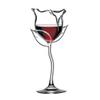 WEI EI Red Wine Glass,Rose Flower Shape Goblet Glasses 100ml Wine Glass view 1
