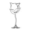 WEI EI Red Wine Glass,Rose Flower Shape Goblet Glasses 100ml Wine Glass view 4