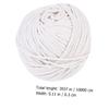 EXCEART 1pc Woven Cotton Tapestry Rope Long Wide Manual DIY Decorative Cotton Cord for Handmade Tapestry Projects Beige for Home Decor and Crafting view 2