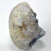 2.2lb 4.25" Ice Sky Blue Celestite Crystal Egg Natural Quartz Mineral Geode Sparkling Druzy Celestine Stone Egg - Madagascar + Stand view 4