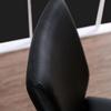 24/7 Shop at Home Bestada Transitional Leatherette Upholstered Side Chair, Black (Set of 2) view 3
