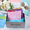 Outus 36 Pieces Recipe Card Dividers Tabs Include 24 Labelled and 12 Blank Tabs 60 Adhesive Labels Fit 4 x 6 Inch Cards for Recipe Box Organize (Bright Style) view 3