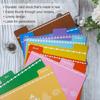 Outus 36 Pieces Recipe Card Dividers Tabs Include 24 Labelled and 12 Blank Tabs 60 Adhesive Labels Fit 4 x 6 Inch Cards for Recipe Box Organize (Bright Style) view 4