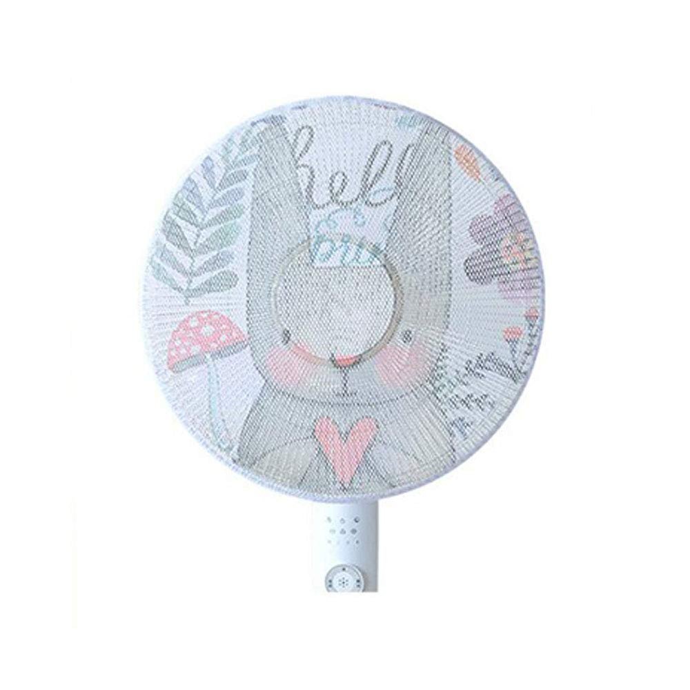 2 Pcs Fan Filters Kid Finger Protector Cartoon Fan Dust Cover Net Cute Washable Dustproof Safety Cover -18in A03