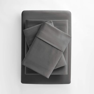 Top Split King Sheets-Grey- 800 TC 100% Egyptian Cotton Bed Sheets, Top Split Head King Sheets Sets for Adjustable Beds, Split Top King Fitted Sheet, Fits Mattress Upto 24'' Deep Pockets