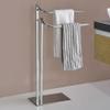 Kings Brand Furniture - Courter Metal Freestanding Bathroom Towel Rack Stand, Chrome view 2