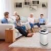 Fast Furnishings White 13-Gallon Kitchen Trash Can with Touch Free Motion Sensor Lid view 3