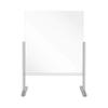 Bi-Office Counter and Desk Transparent Glass Panel, 65 x 85 x 42,5 cm view 1