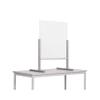 Bi-Office Counter and Desk Transparent Glass Panel, 65 x 85 x 42,5 cm view 3