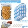 100-Pack Reclosable Large Mylar Bags for Food Storage 8" x 12" Stand Up Pouch Bags in Bulk Resealable Smell Proof Aluminum Silver Foil Bags with Clear Window Kitchen Storage Edible Packaging view 2