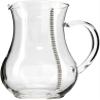 100195-SW, Jeweled Crystal Wine Glasses on Long Stem and Decanter Set, Red Wine Goblets + Carafe Inlaid with Crystals, 1+6-Piece Set view 2