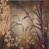 Celebrate Elegance | Woven Tapestry Wall Art Hanging | Contemporary Earthy Silhouetted Floral Design | 100% Cotton USA Size 60x40 view 1