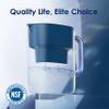 Waterdrop PT-07C Water Filter Pitcher, 10-Cup, NSF Certified, 200-Gallon Long-Life Filter, Improves Coffee & Tea Taste, Reduces PFOA/PFOS and Chlorine, 5X Longer Filter Life, Classic Blue view 3