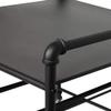 Fridge Stand Supreme - Drawer Organization - Black Frame with Gray Drawers view 3