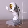 Joyvano Astronaut Bookends - Space Decor for Kids Rooms & Home Office - Heavy Duty Book Holders with Anti-Slip Base - Cool Unique Design (Gold) view 4