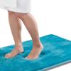 Genteele Memory Foam Bath Mat Non Slip Absorbent Super Cozy Velvet Bathroom Rug Carpet (17 inches X 24 inches, Caribbean Sea) view 1