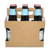 ICE N COLD 6pk Cardboard Carrier (Kraft, 50ct) | Holds 6pk 12oz Bottles | FAST SAME DAY SHIPPING view 2