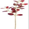 Artificial Eucalyptus Flower Fake Faux Eucalyptus Bouquet for DIY Craft Floral Arrangement Wedding Home Decoration - Red view 1