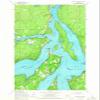 Historic Pictoric Squaxin Island Washington Historic USGS Topographic Map Print, 1959, 1:24000, 7.5-Minute Quadrangle, Topo Wall Art Poster - 44in x 55in view 1