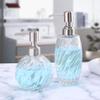 300ml Glass Soap Dispenser Bathroom Kitchen Transparent Lotion Bottle Shampoo Shower Gel Press Bottle Soap Pump (Color : Clear, Size : A) view 2