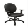 American Furniture Classics OS Home and Office Rolling Adjustable Height and Seat Tilt Task Chair, Grey and Black view 3