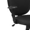 American Furniture Classics OS Home and Office Rolling Adjustable Height and Seat Tilt Task Chair, Grey and Black view 4