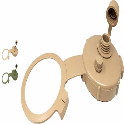 Tacticai Military Water Can Cap and Lid, 5-Gallon Replacement, Tan